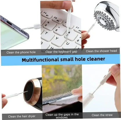 Shower Head Cleaning Brush, Crevice Cleaning Tool, Nozzle Hole Cleaner, Deep Cleaning Brush for Bathroom Shower Heads, Faucets & Small Gaps