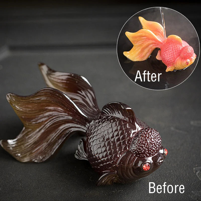 Sanzbae Color-Changing Pufferfish Tea Pet for Tea Lovers