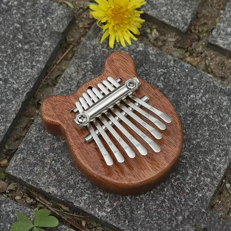8-Key Mini Kalimba Thumb Piano – Portable Finger Harp for Beginners & Kids