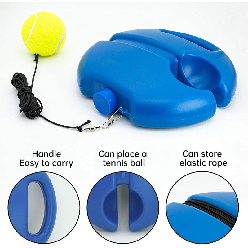 Portable Solo Tennis Training Rebound Ball Set – Self Practice Tennis Trainer for Beginners & Adults Outdoor Exercise Equipment