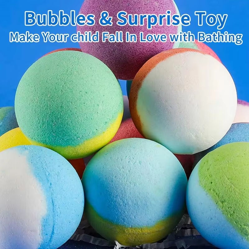 GlowDoll Light-Up Bath Bomb Set for Kids, Fizzy Color Bath Fun