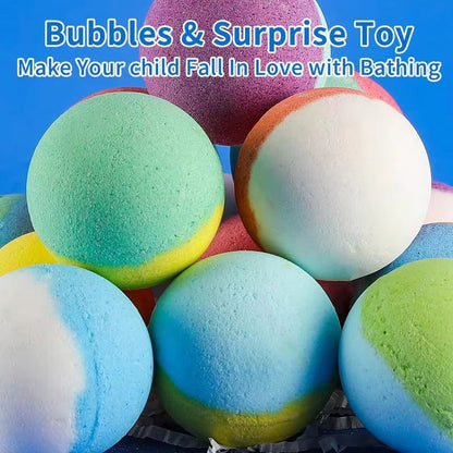 GlowDoll Light-Up Bath Bomb Set for Kids, Fizzy Color Bath Fun