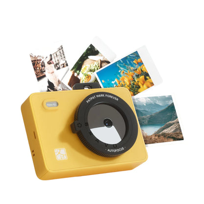 Instant Camera for Kids, Teens & Parties with Zero-Ink Printing, Flash & MicroSD Storage