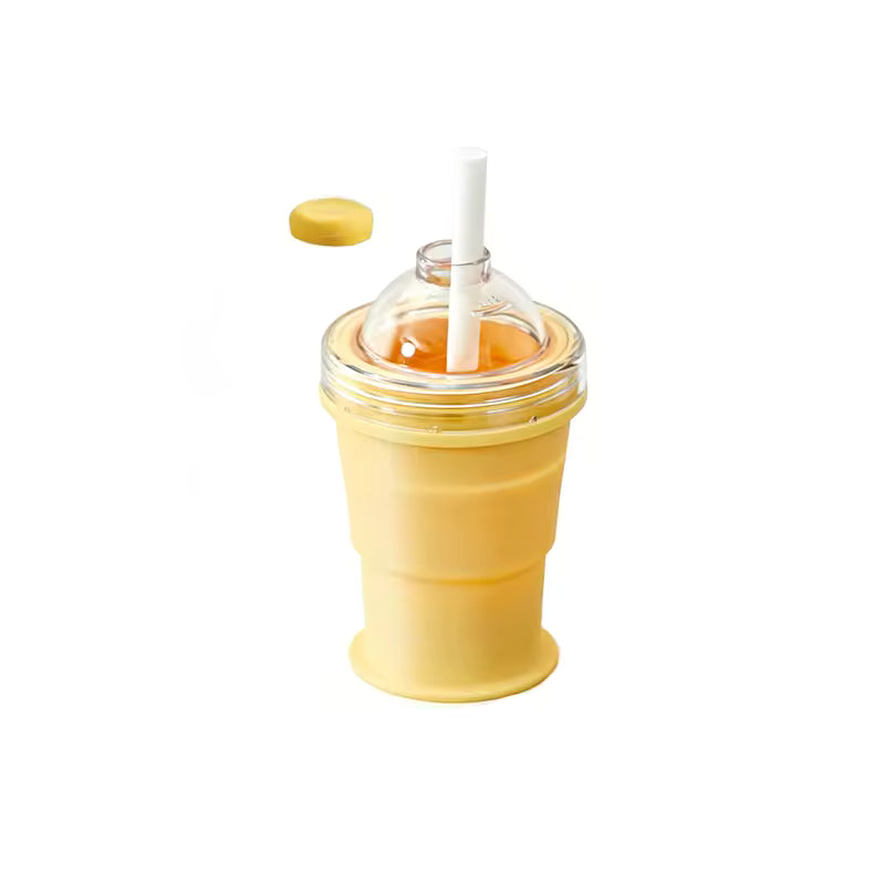 SANZBAE Silicone Ice Cube Maker Cup with Lid
