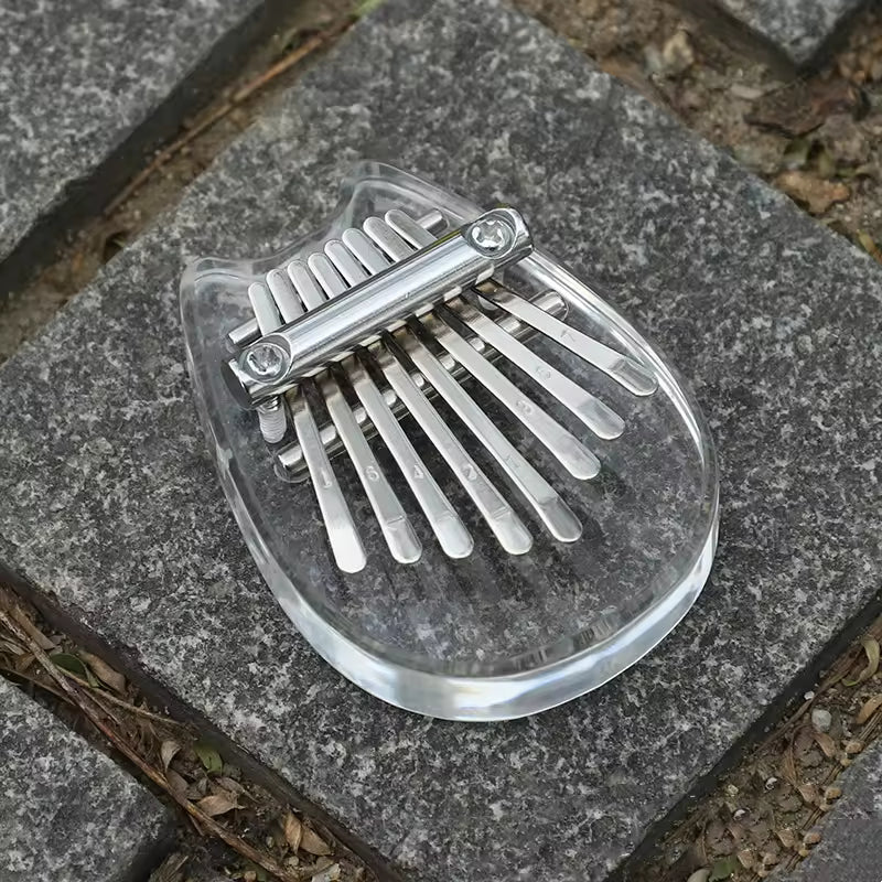 8-Key Mini Kalimba Thumb Piano – Portable Finger Harp for Beginners & Kids