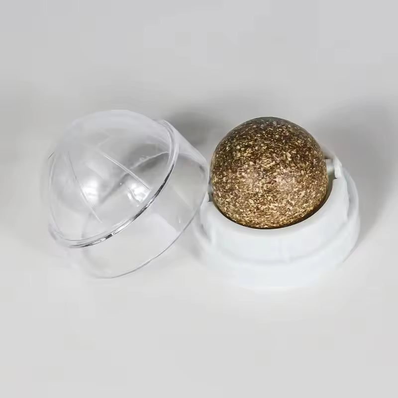 Catnip Rotating Play Ball for Cats – IP67 Waterproof Interactive Mint Flavor Cat Toy | Eco-Friendly Kitten & Cat Entertainment Toy
