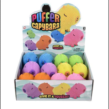 Capybara Colorful Puffer Toy – Cute Squishy Sensory Fidget Toy for Kids & Adults | Stress Relief Gift