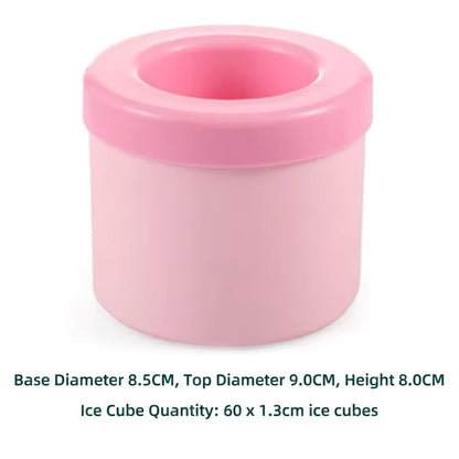 Mini Silicone Ice Cube Tray for Drinks, Cocktails & Iced Coffee