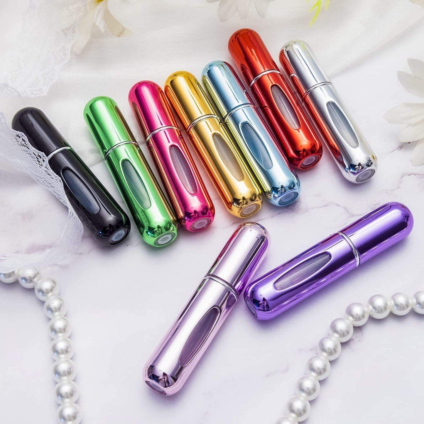 OEM Custom Twist-Up Frosted Perfume Atomizer – Portable Refillable Spray Bottle (5ml / 8ml / 10ml / 15ml / 20ml) for Travel Fragrance