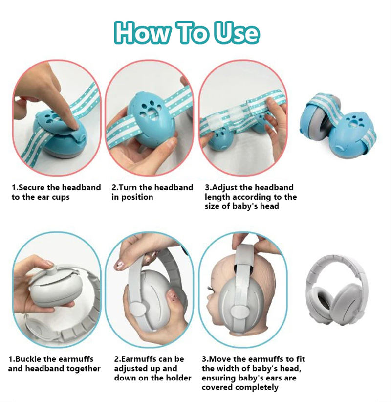 Baby Noise Cancelling Earmuffs – Hearing Protection Headphones for Infants & Toddlers