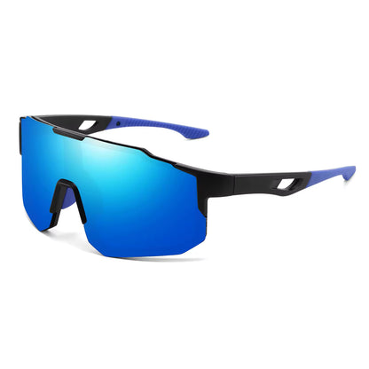 Oversized Wraparound Sport Sunglasses – UV400 Polarized Style Shield Shades for Men & Women, Outdoor Cycling, Running, Hiking & Sports Eyewear