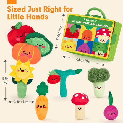 SANZBAE Soft Vegetable Garden Sensory Toy for Babies & Toddlers