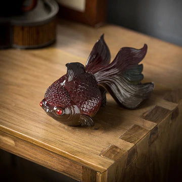 Sanzbae Color-Changing Pufferfish Tea Pet for Tea Lovers