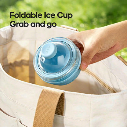 SANZBAE Silicone Ice Cube Maker Cup with Lid
