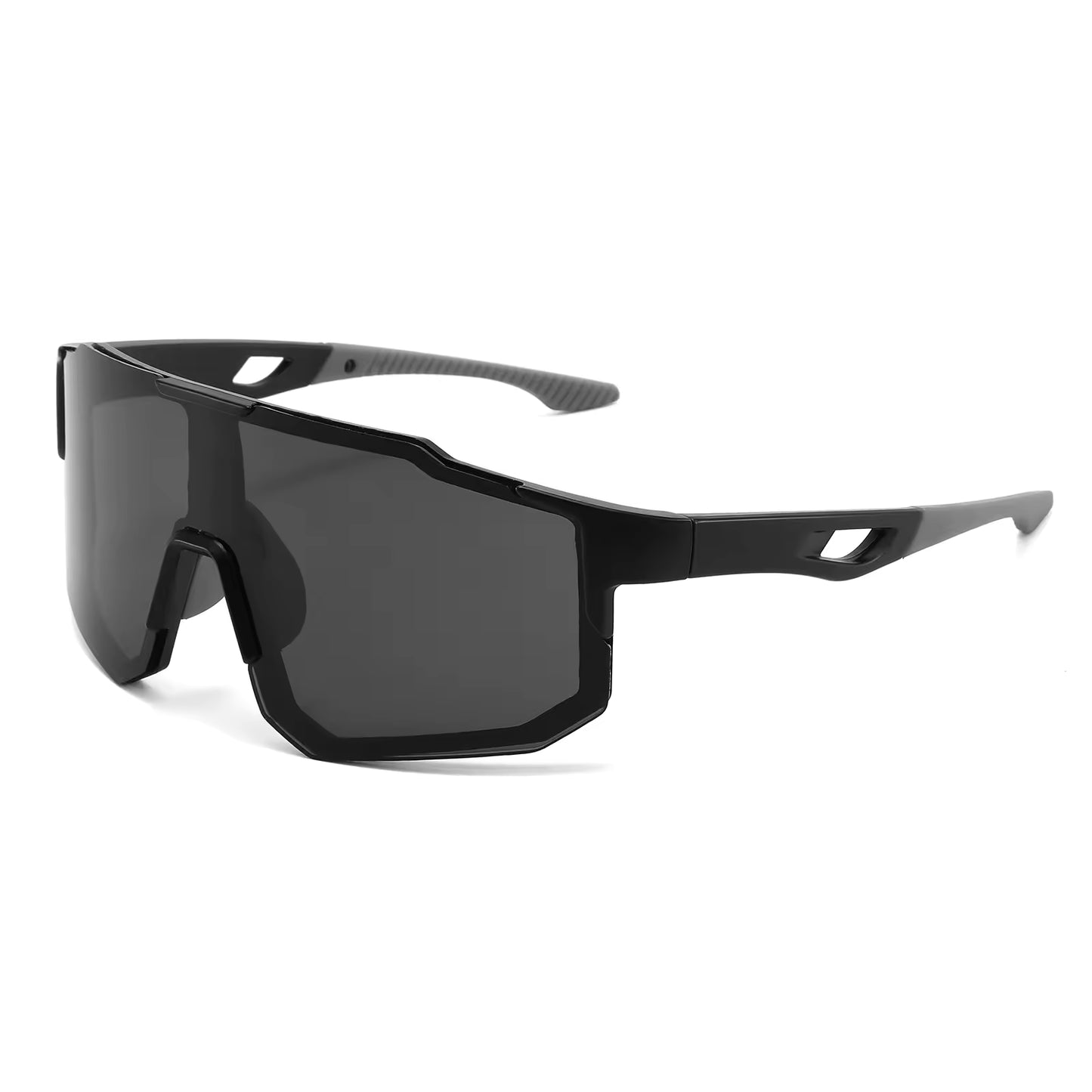 Oversized Wraparound Sport Sunglasses – UV400 Polarized Style Shield Shades for Men & Women, Outdoor Cycling, Running, Hiking & Sports Eyewear