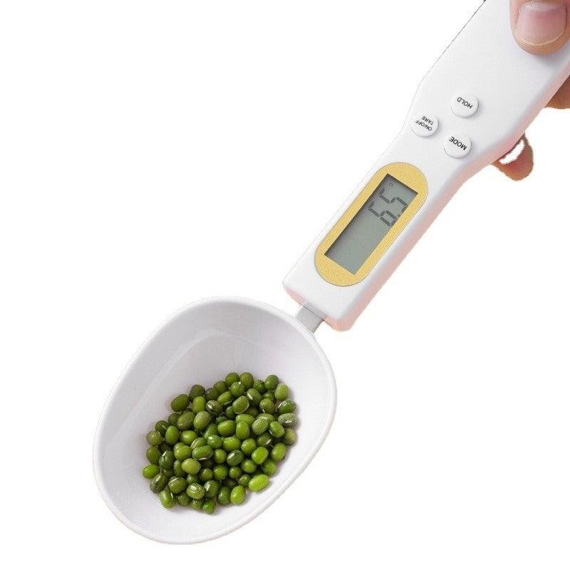 Sanzbae™ Digital Measuring Spoon Scale – Precision Kitchen Food Scale with LCD Display, 0.1g Accuracy, Tare Function, Coffee Scoop & Portion Control Tool
