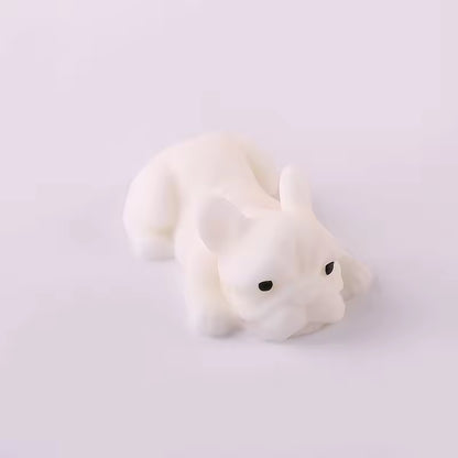 Squishy Dog Stress Relief Toy – Soft Silicone Squeeze Animal Fidget Toy for Anxiety Relief, Sensory Play & Desk Decompression for Kids & Adults