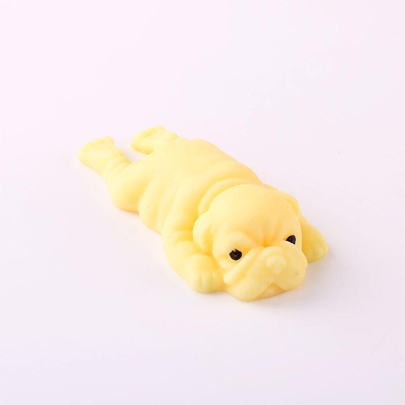 Squishy Dog Stress Relief Toy – Soft Silicone Squeeze Animal Fidget Toy for Anxiety Relief, Sensory Play & Desk Decompression for Kids & Adults