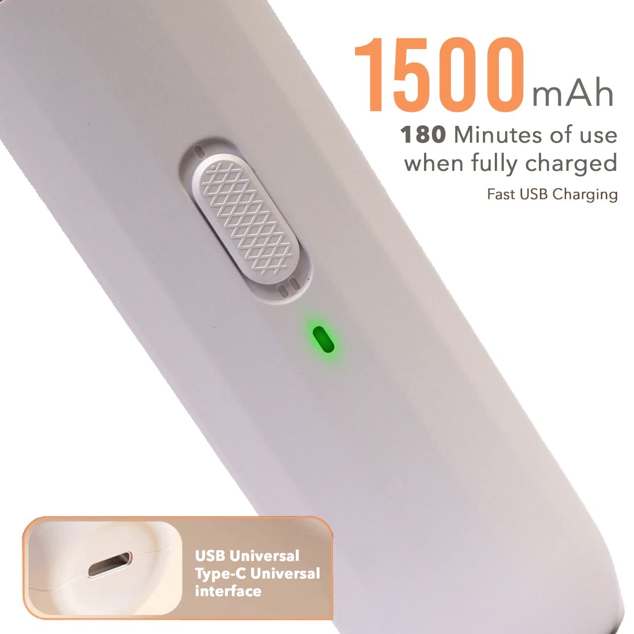 Rechargeable Electric Foot File for Dead Skin, Callus Removal & Smooth Heel Care