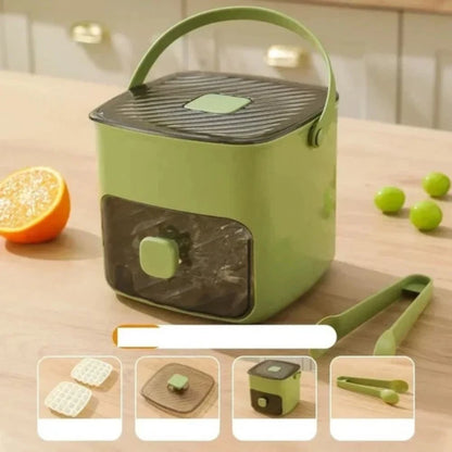 Sanzbae™ 48-Cube Ice Cube Tray with Lid – Easy-Release Silicone Ice Maker with Lever Pop-Out System, Stackable Freezer Mold, Dishwasher Safe Kitchen Ice Tray