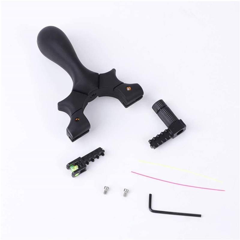 Recurve Resin Slingshot with Ergonomic Handle – High-Accuracy Outdoor Sport Catapult for Target Practice & Hunting Training