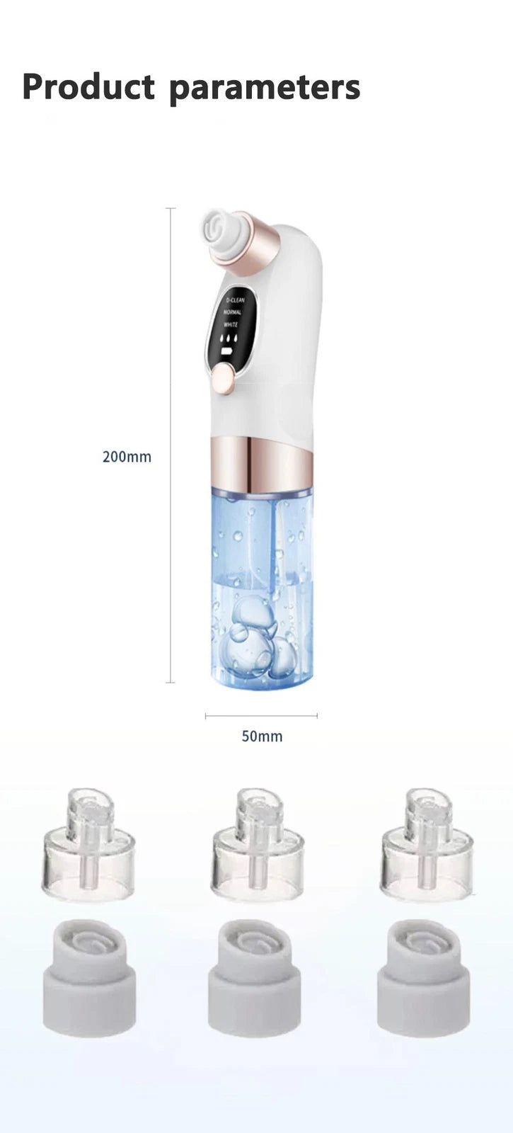 Electric Blackhead Remover Vacuum – Pore Cleaner & Facial Suction Device for Deep Cleansing, Whitehead Removal & Skin Rejuvenation