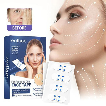 Invisible Face Lifting Tape – Instant V-Line Face Slimming & Jawline Contouring Tape | Non-Surgical Face Lift for Double Chin, Wrinkles & Sagging Skin
