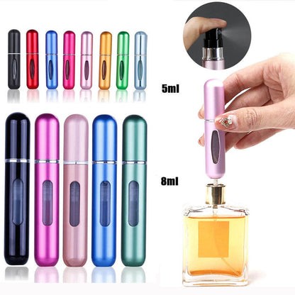 OEM Custom Twist-Up Frosted Perfume Atomizer – Portable Refillable Spray Bottle (5ml / 8ml / 10ml / 15ml / 20ml) for Travel Fragrance