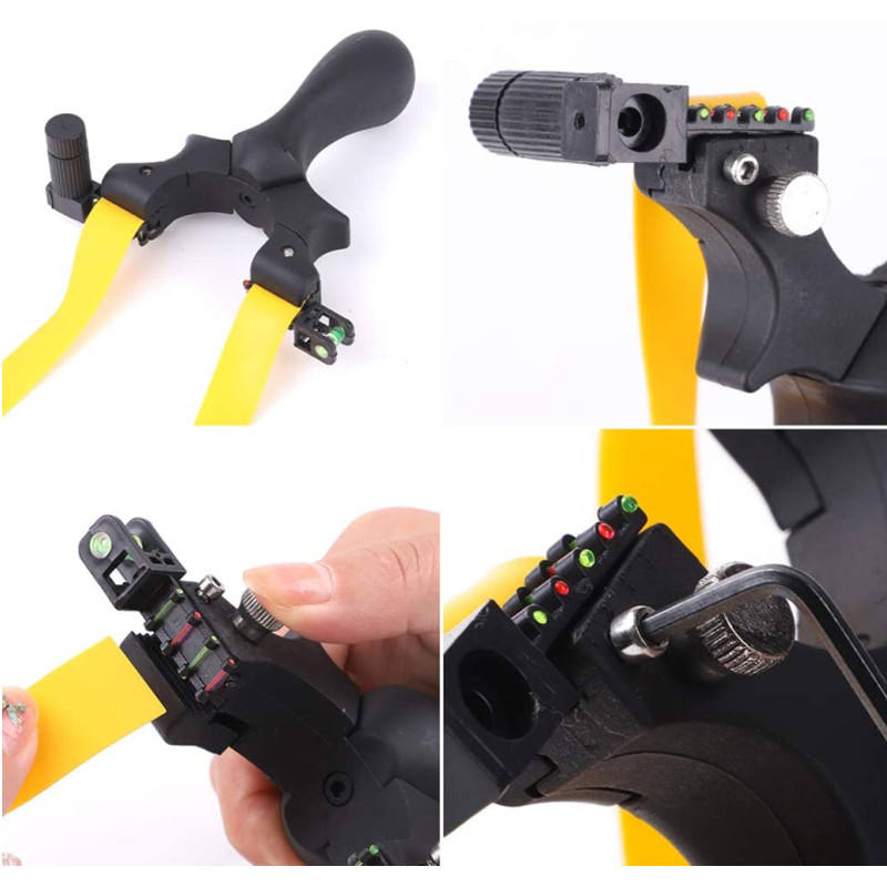 Recurve Resin Slingshot with Ergonomic Handle – High-Accuracy Outdoor Sport Catapult for Target Practice & Hunting Training