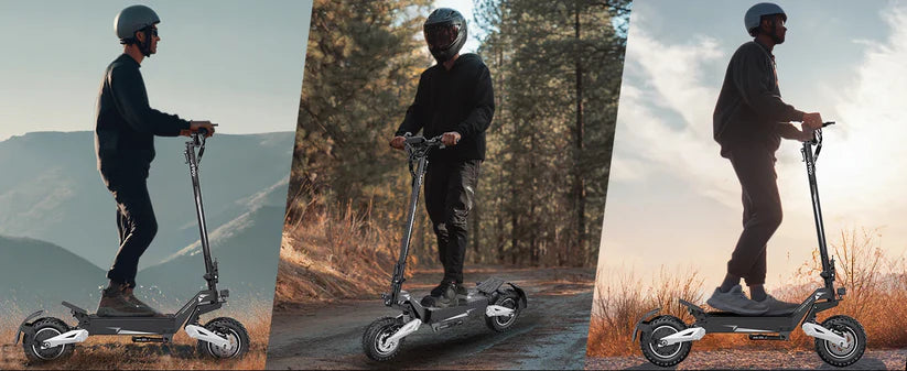 T10 900W Off-Road Electric Scooter for Adults – Foldable All-Terrain E-Scooter with 48V Battery, 11-Inch Tires, Long-Range Commuter Scooter