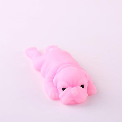 Squishy Dog Stress Relief Toy – Soft Silicone Squeeze Animal Fidget Toy for Anxiety Relief, Sensory Play & Desk Decompression for Kids & Adults